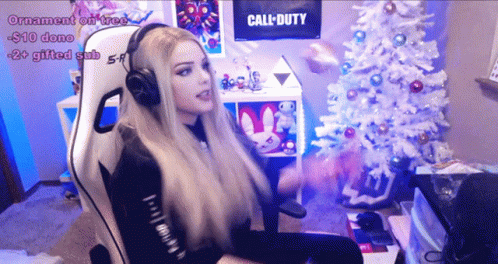 Female Gamer Youtuber Juggling Balls Mishap GIF