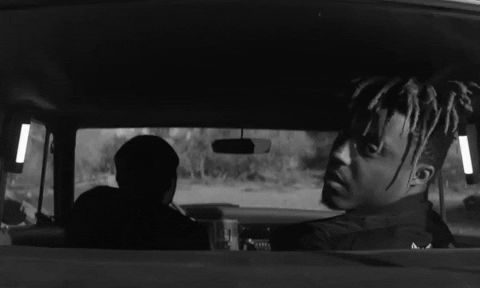 Juice Wrld In Back Seat GIF