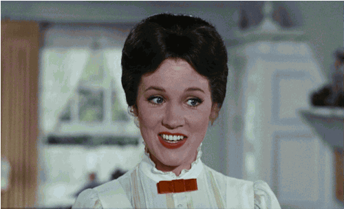 Juile Andrews As Mary Poppins GIF