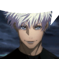 Jujutsu Kaisen Gojo Satoru Sticker GIF
