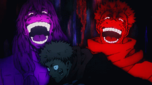 Jujutsu Kaisen Mahito Sukuna Laugh GIF