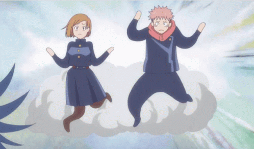 Jujutsu Kaisen Nobara Itadori Silly GIF