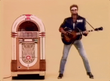 Juke Box Guitar Playing GIF
