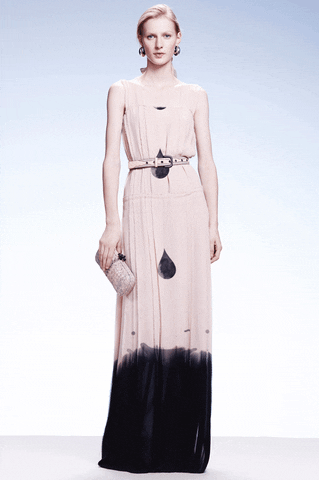 Julia Nobis Dip Dying Ink Dress GIF