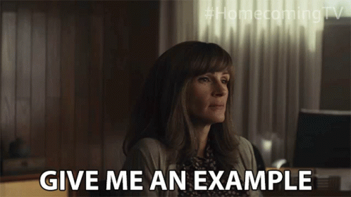 Julia Roberts Give Me An Example GIF