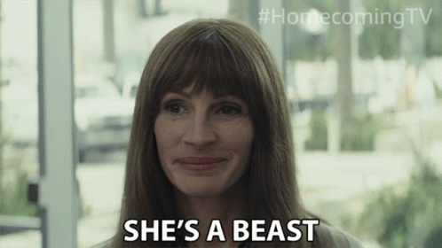 Julia Roberts Says She's Beast GIF
