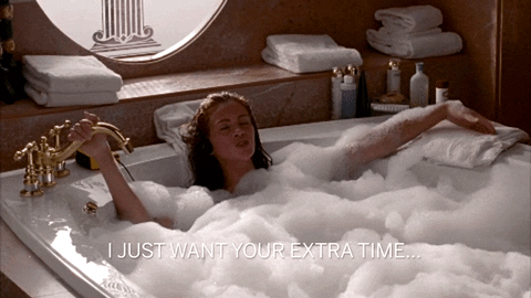 Julia Roberts Sings In The Bubble Bath GIF