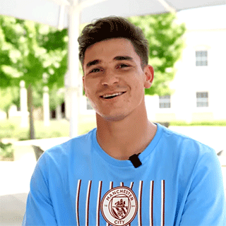 Julian Alvarez Hilarious Laughing GIF