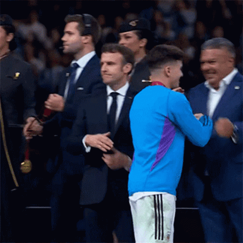 Julian Alvarez Hug Everyone GIF