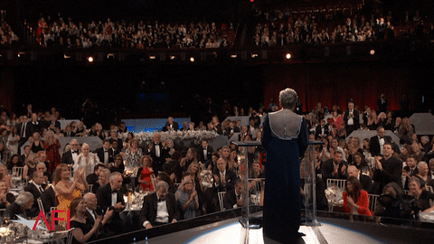 Julie Andrews Kiss Standing Ovation GIF