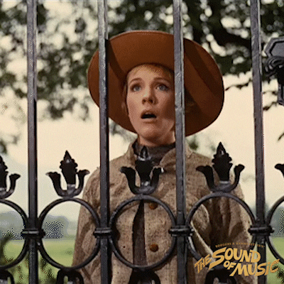 Julie Andrews Oh Help Reaction GIF
