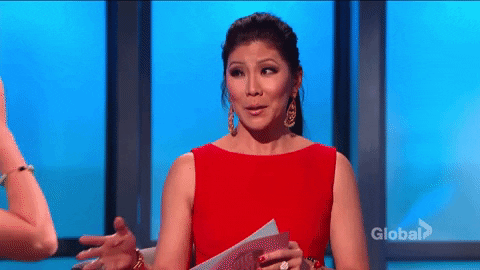 Julie Chen Really Face Reaction GIF