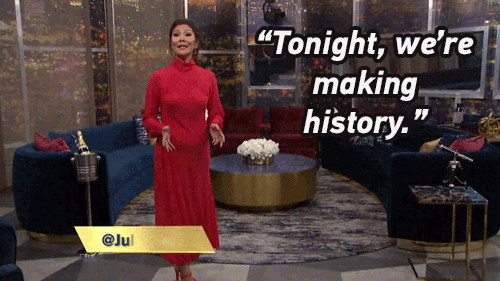 Julie Chen Tonight We're Making History GIF