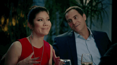 Julie Chen With Fiends Obviously GIF
