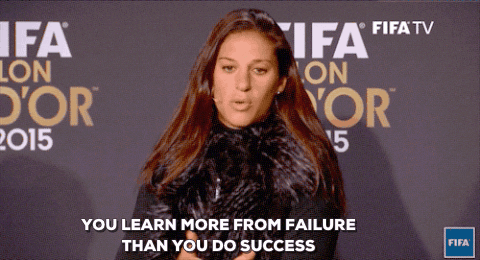 Julie Ertz Learn More From Failure GIF