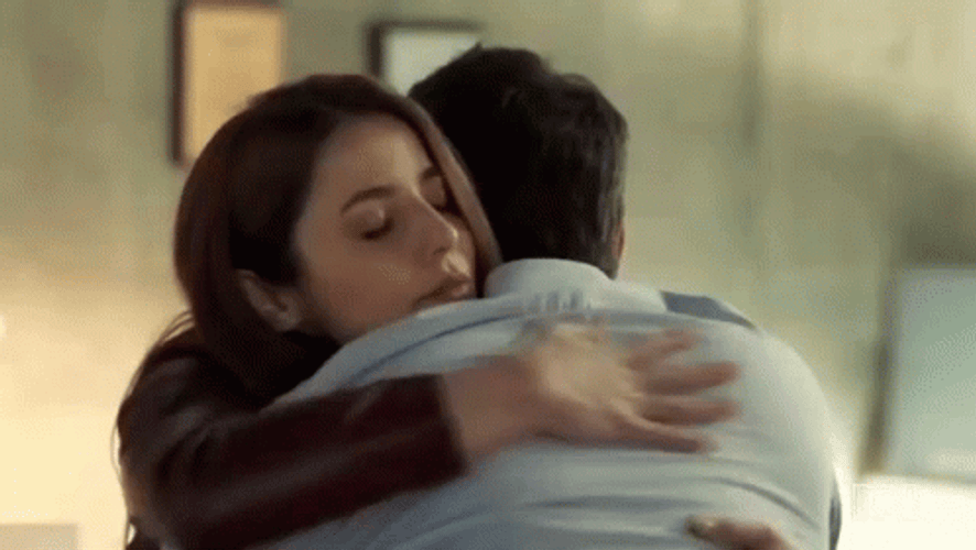 Juliette Pardau Comfort Hugs Man GIF
