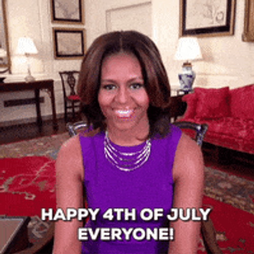 July 4 Michelle Obama GIF