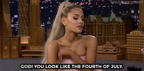 July 4th Ariana Grande Jimmy Fallon Show GIF