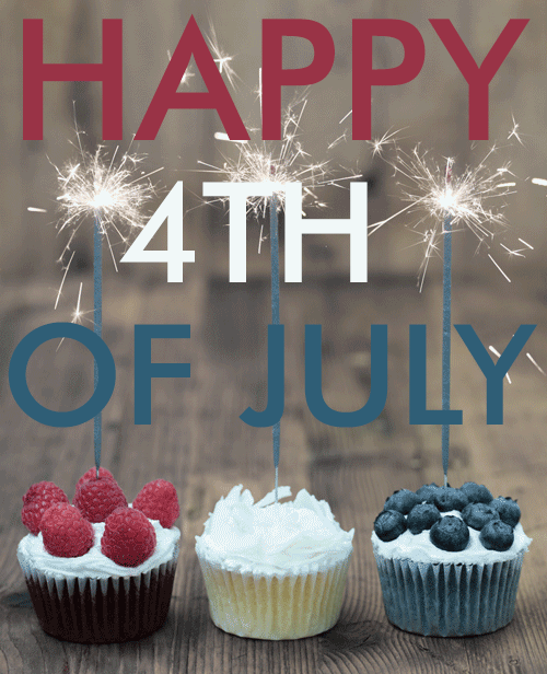 July 4th Cupcakes GIF