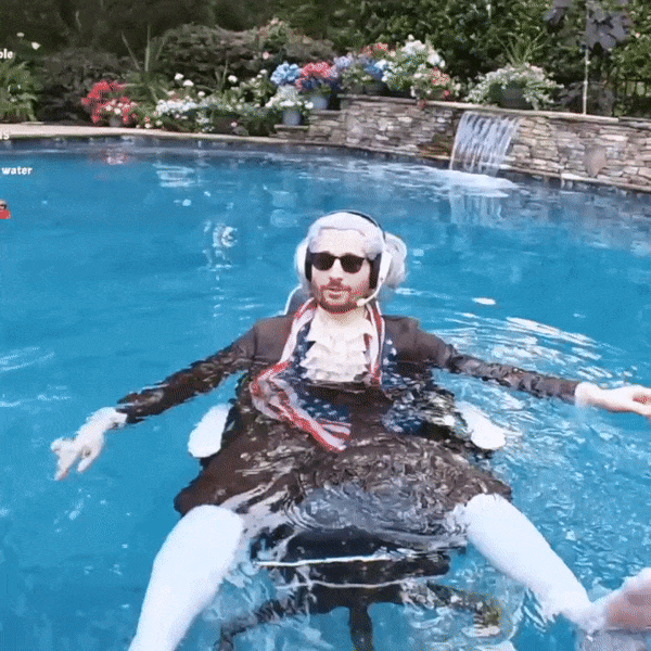 July 4th Relaxing Independence Day Washington GIF
