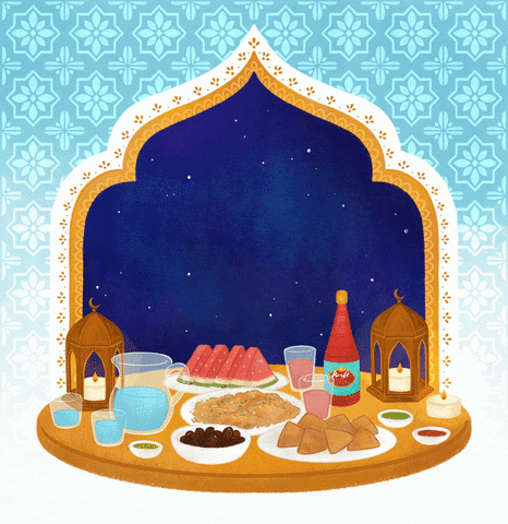 Jumma Mubarak Family Feast Celebration GIF
