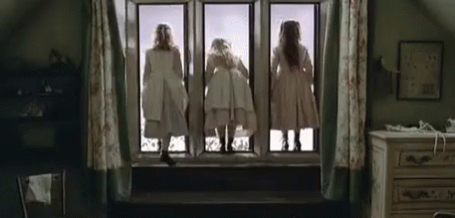 Jump Out Window The Woman In Black GIF