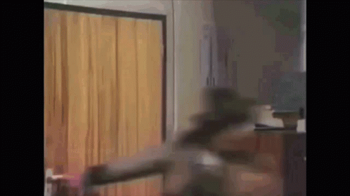 Woman Jump Out Window GIF