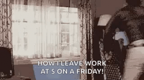 Jump Out Window How I Leave Work GIF