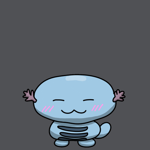 Jumping Blue Wooper GIF