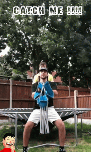 Jumping Funny Falling GIF