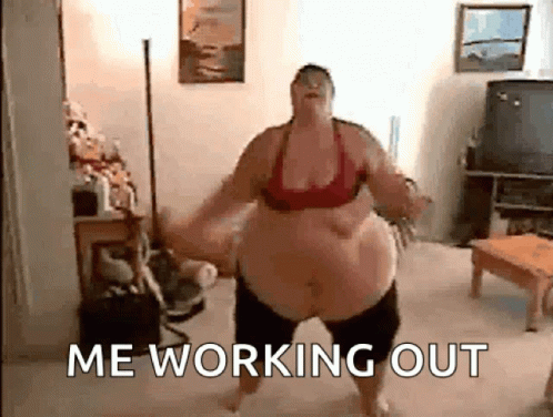 Jumping Jacks Me Working Out GIF
