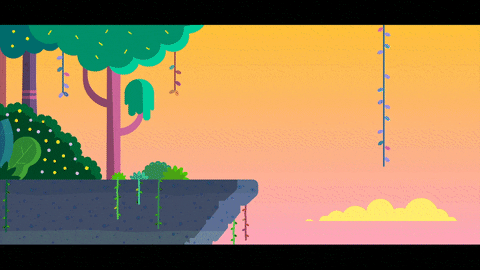 Jumping Off A Cliff Action Hero GIF