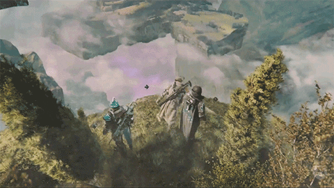 Jumping Off A Cliff Average Destiny 2 Player GIF