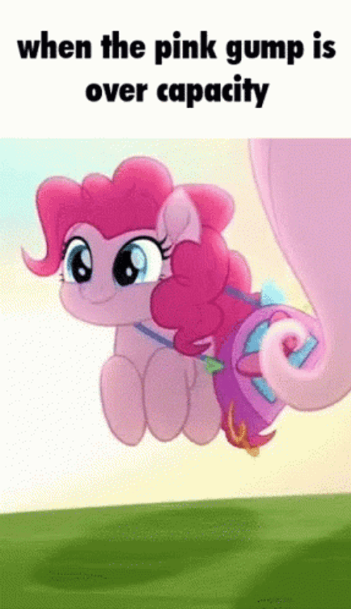 Jumping Pinkie Pie Gump GIF