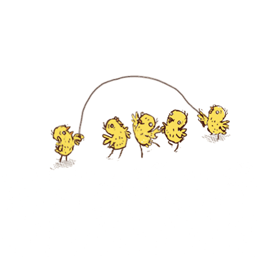 Jumping Rope Fun Playing Chicken Clip Art GIF