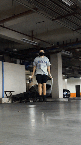 Jumping Rope Fun Working Out GIF
