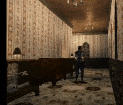 Jumpscare Corridor Resident Evil GIF