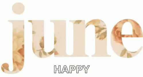 June And Happy With Flowers