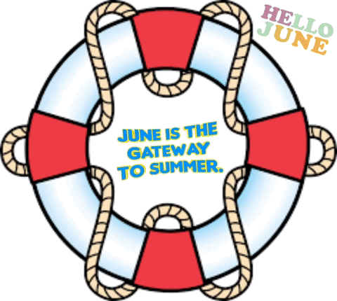 June Is The Gateway To Summer GIF