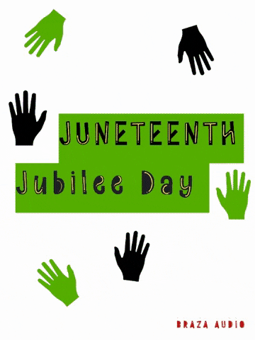 Juneteenth Jubilee Day In A Switch On Led Light GIF