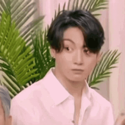 Jungkook Cute Eyebrows Raise GIF