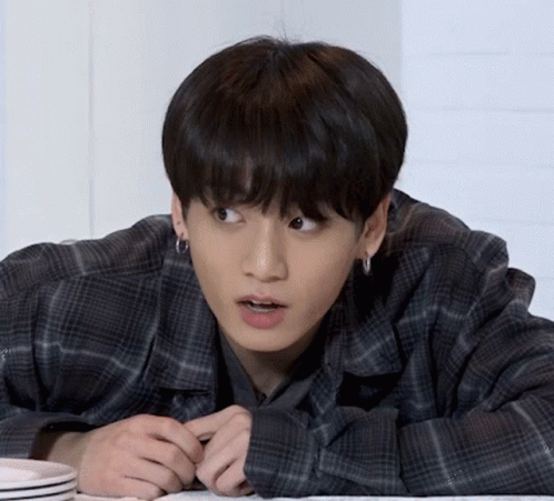 Jungkook Shook Reaction GIF