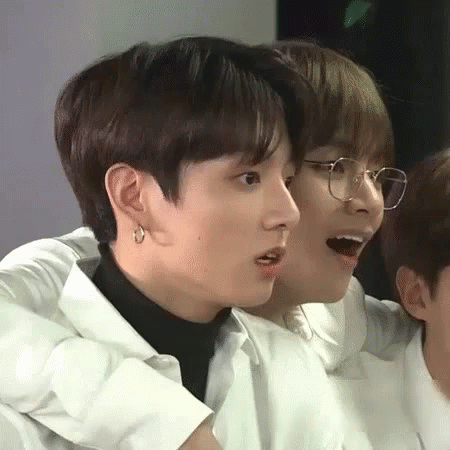 Jungkook Was Surprise Meme GIF
