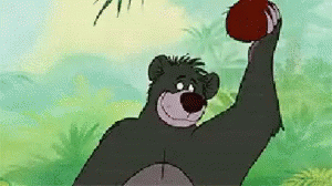 Jungle Book Baloo Eating Coco GIF