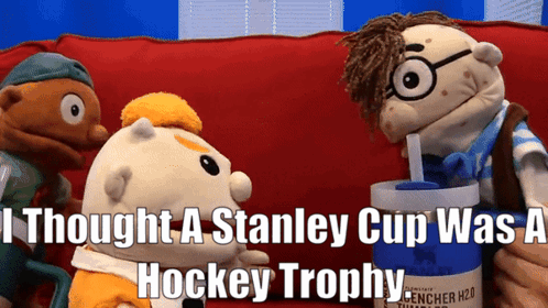 Junior Thought A Stanley Cup Was Hockey Trophy GIF