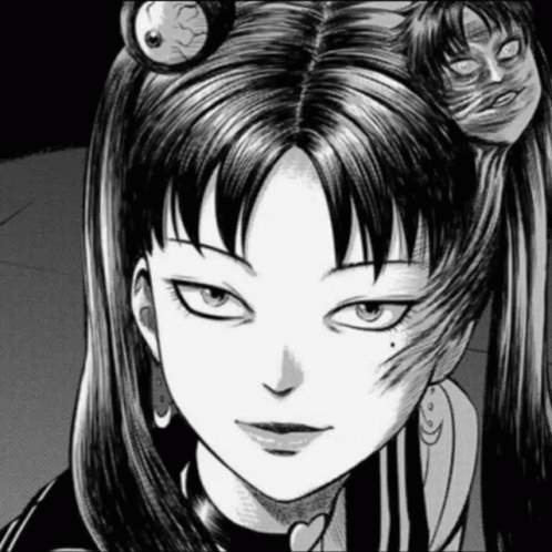 Junji Ito Tomie Vanishing Emblem GIF