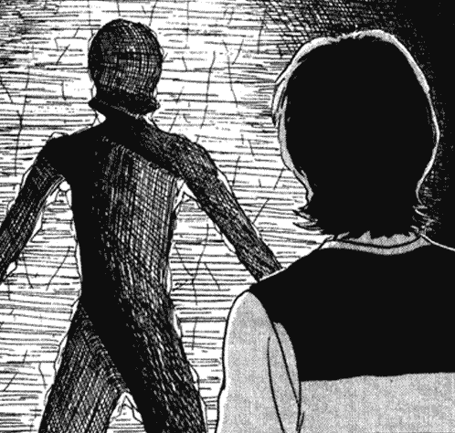 Junji Ito Void Face Horror Art GIF