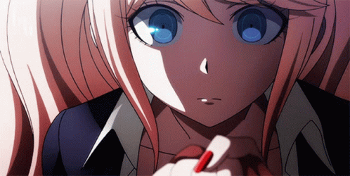 Junko Enoshima Calm Face GIF