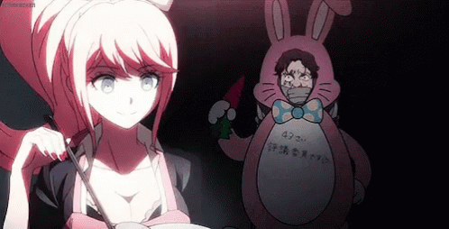 Junko Enoshima Holding Food GIF