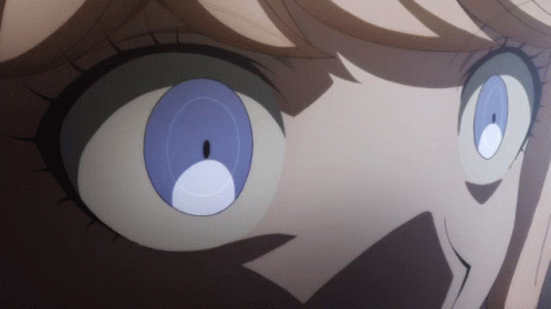 Junko Enoshima Distort Eyes GIF